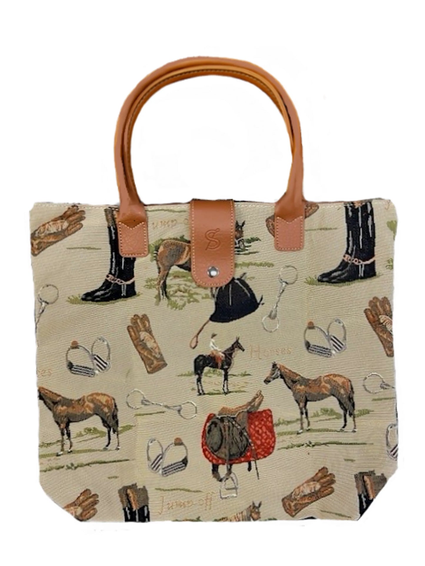 Horse FOLDING Reusable Tote Bag