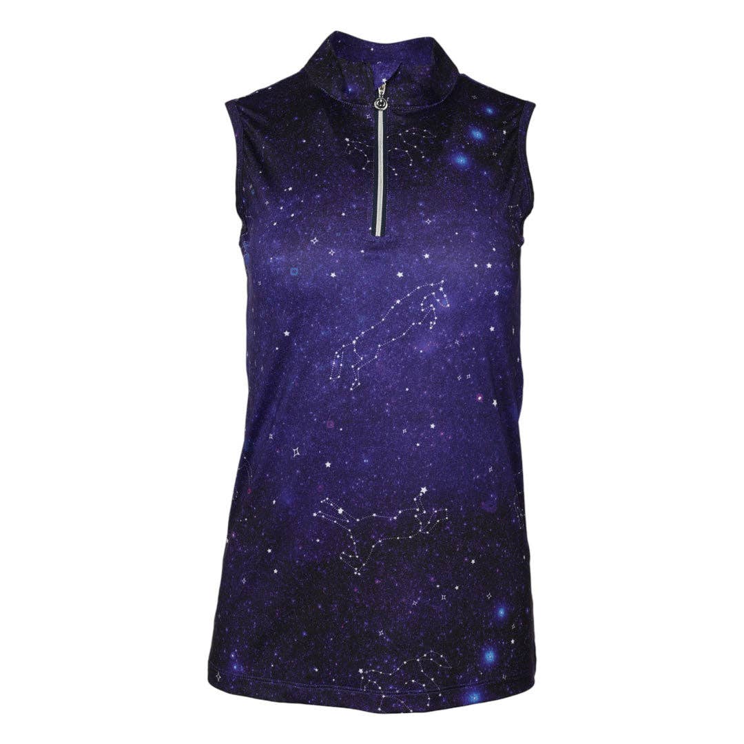JPC Equestrian - Dapplebay Constellation 1/4 Zip Light Riding Top-Sleeveless