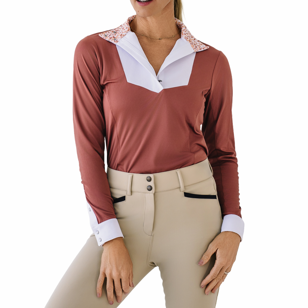 Bib Front Show Shirt - Warm Earth