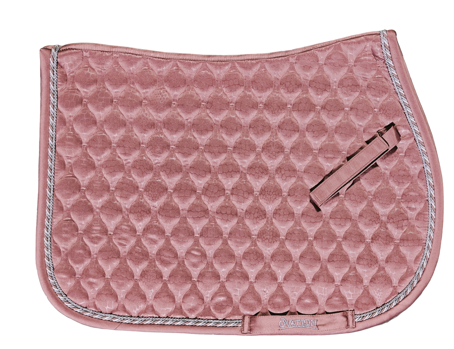 Embossed Leopard Satin All-Purpose Saddle Pad