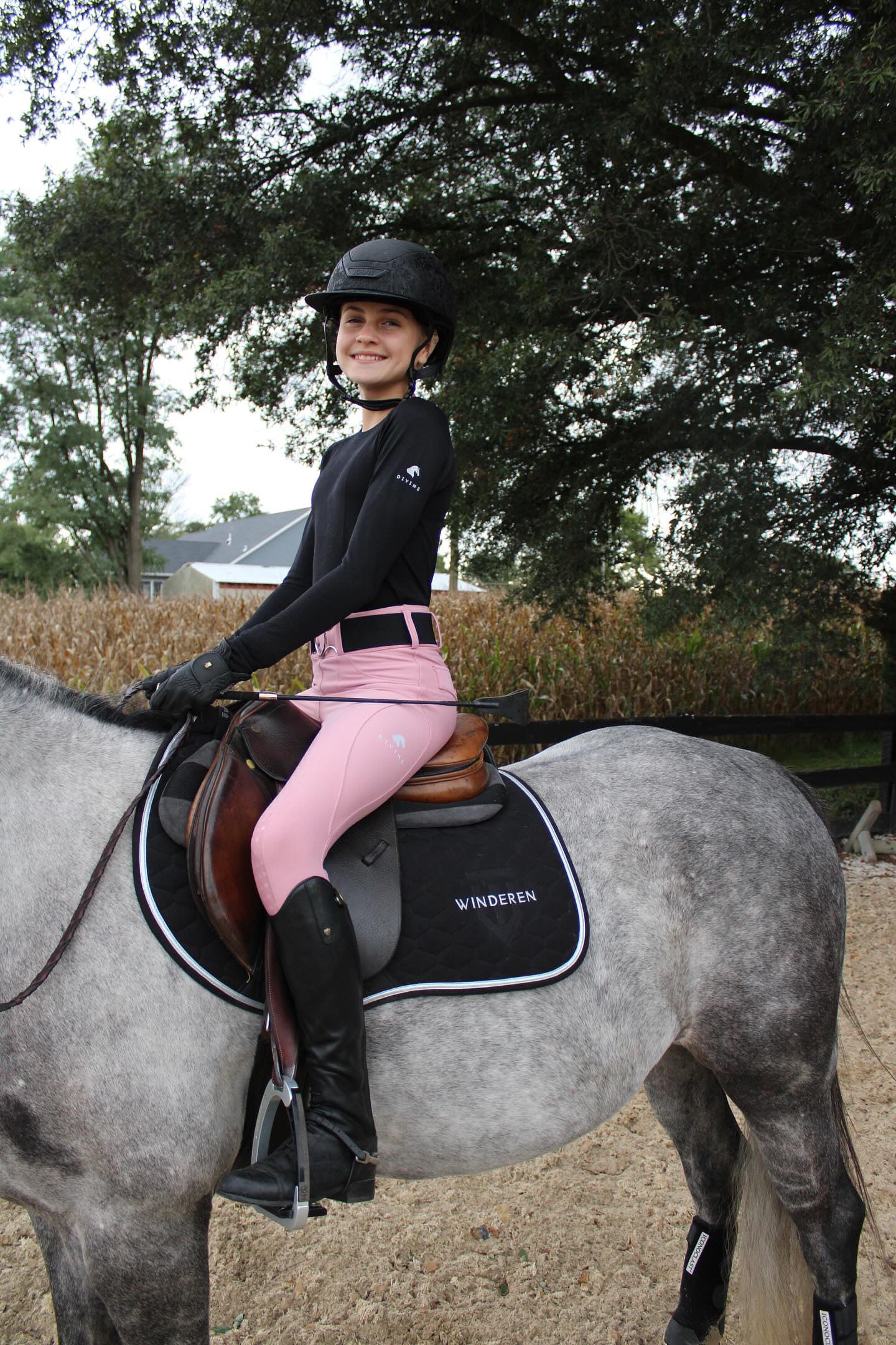 Comfort Grip Leggings - Pink