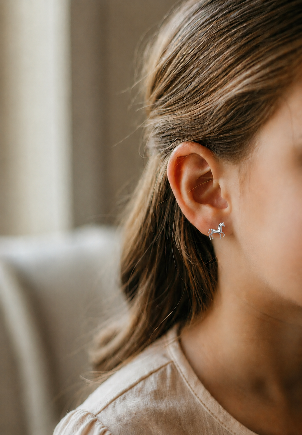 Bridle Up Hope Shop - Tiny Horse Earrings