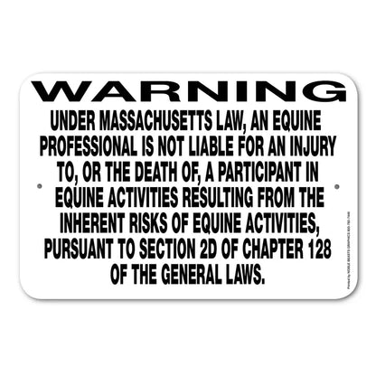 Equine Liability Signs M - M