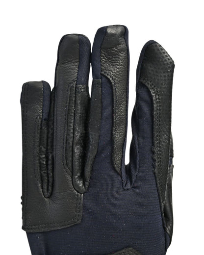 Tackified Copper Tech™️ Leather Premium Riding Glove in Black