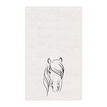 Elegant Horse Tea Towels, Farmhouse Kitchen Decor, Animal Lover Gift, Boho Home Accessories, Elegant Equine Kitchen Towels, Unique Horse Art