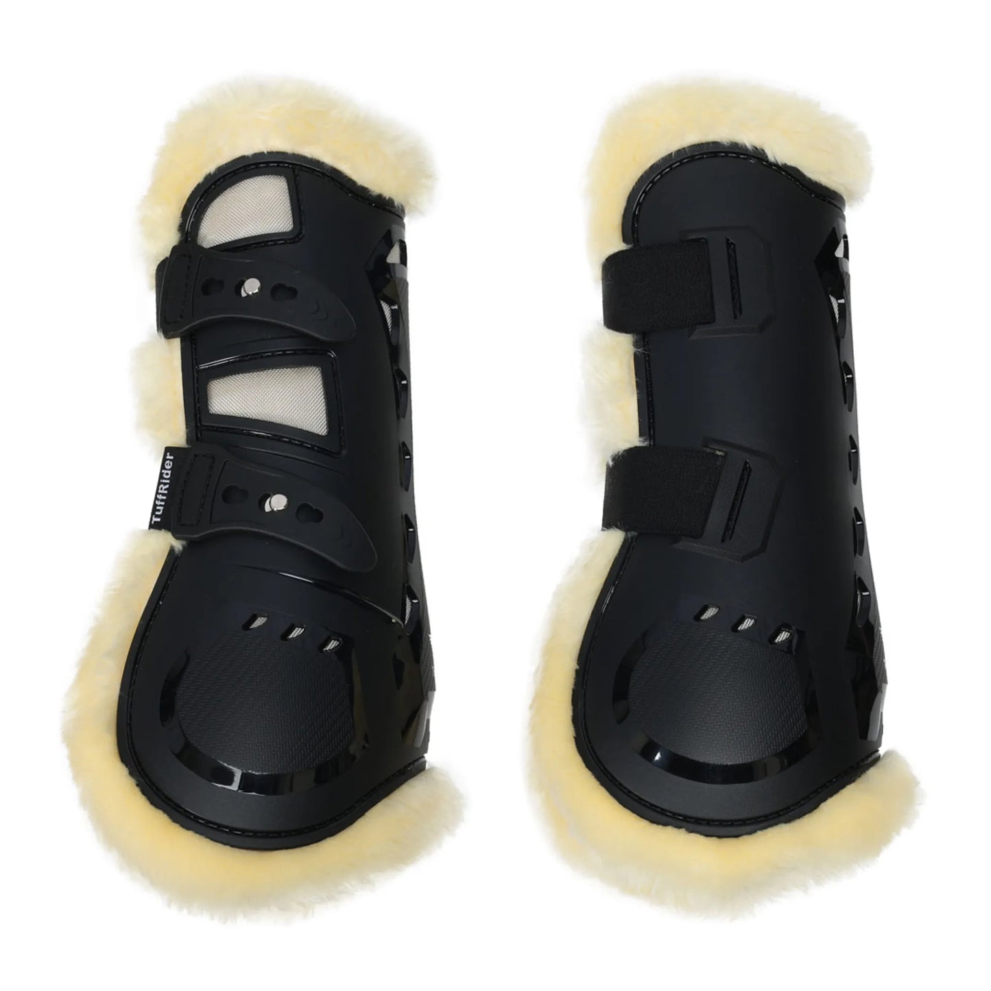 TuffRider Airflow Iron Man Sherpa Fleece Tendon Boots-Black