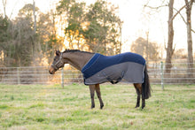 TuffRider Hybrid Standard Neck Cooler-Navy/Gray
