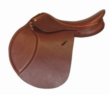 Henri de Rivel Advantage Close Contact Saddle - Flocked - Color: Australian nut