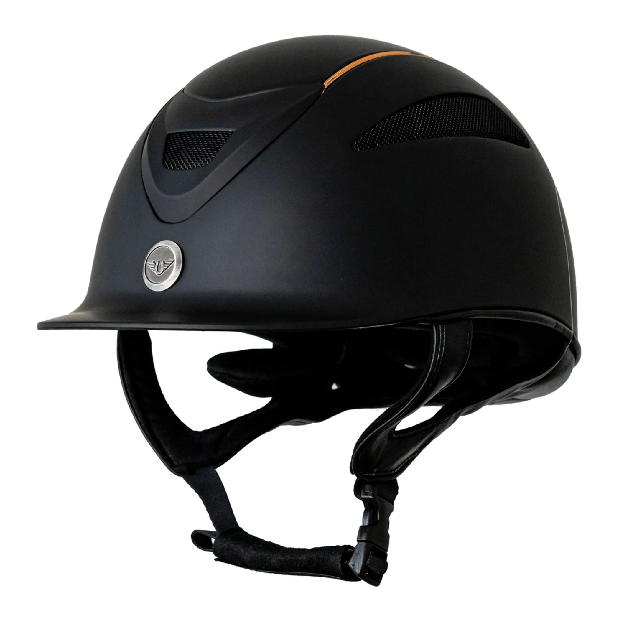 TuffRider Ventek Air Riding Helmet-Rose Gold