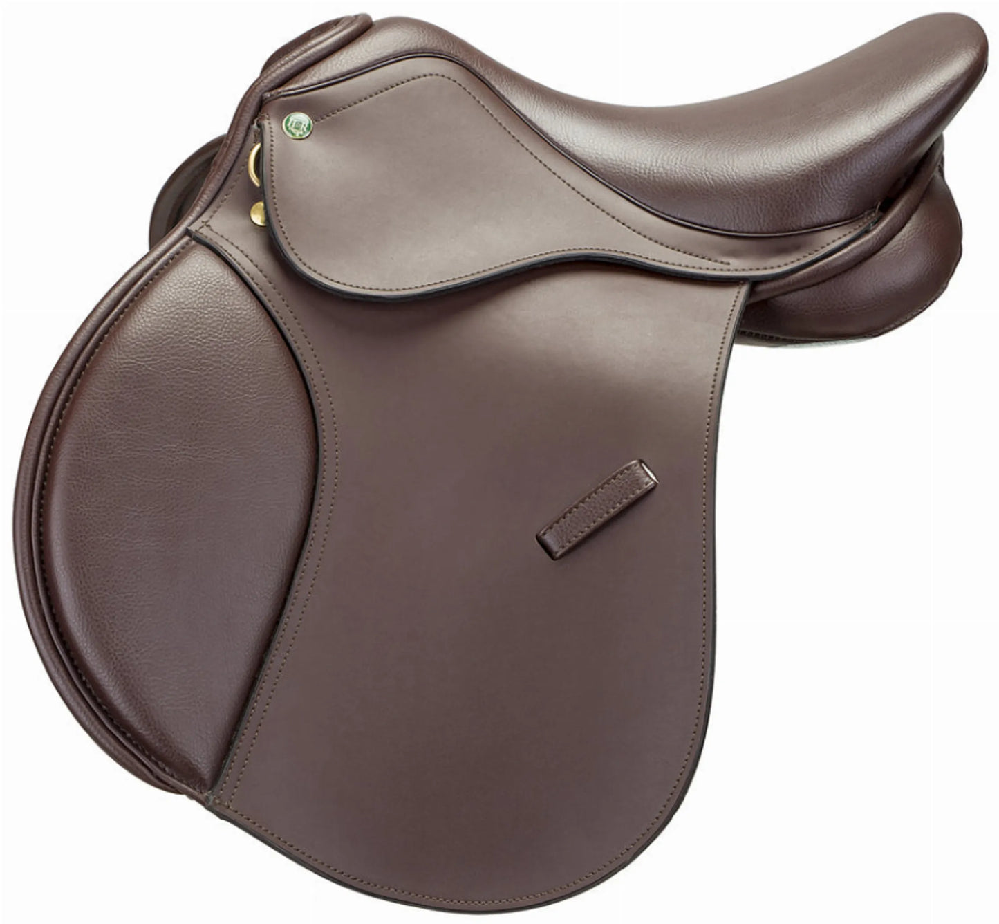 Henri de Rivel Vegan-X Junior Close Contact Saddle - Color: Havana | Shape: Regular