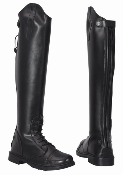 TuffRider Women Synthetic Leather Starter Back Zipper Field Boots - Pack Of: 1