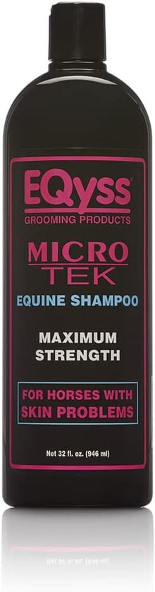 EQyss Micro-Tek Medicated Shampoo for Horses 32oz. Itch Relief Horse Grooming