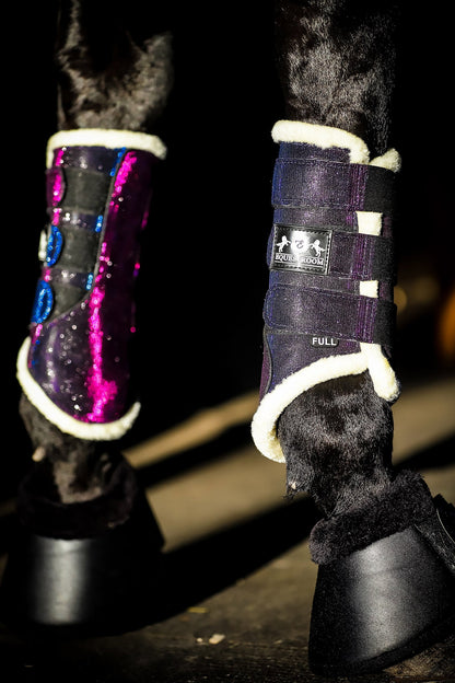 Ultraviolet Brushing Boots