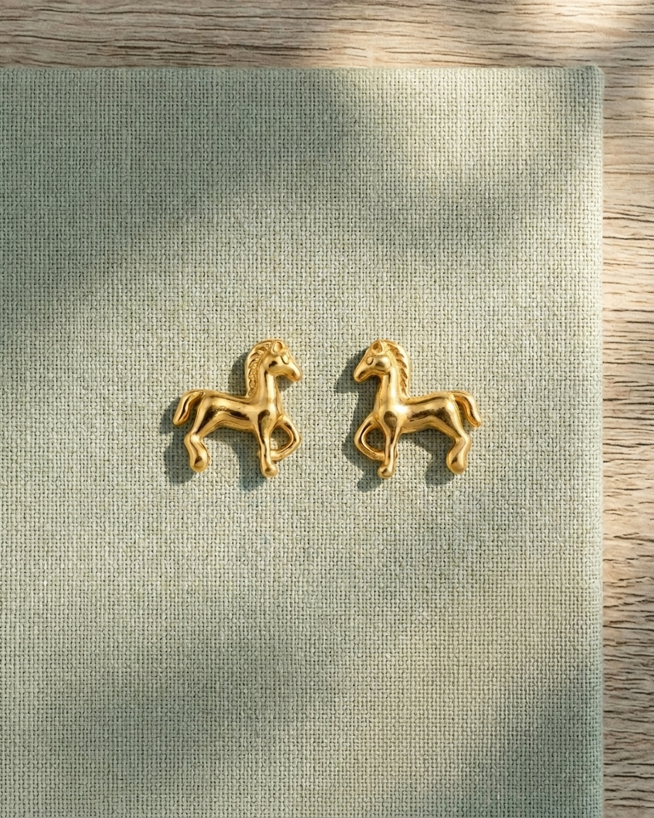 Bridle Up Hope Shop - Tiny Horse Earrings