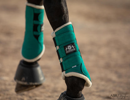 Teal Saddle Pad Set