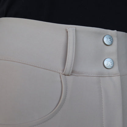 Dignified Competition Breeches - Beige Knee Patch