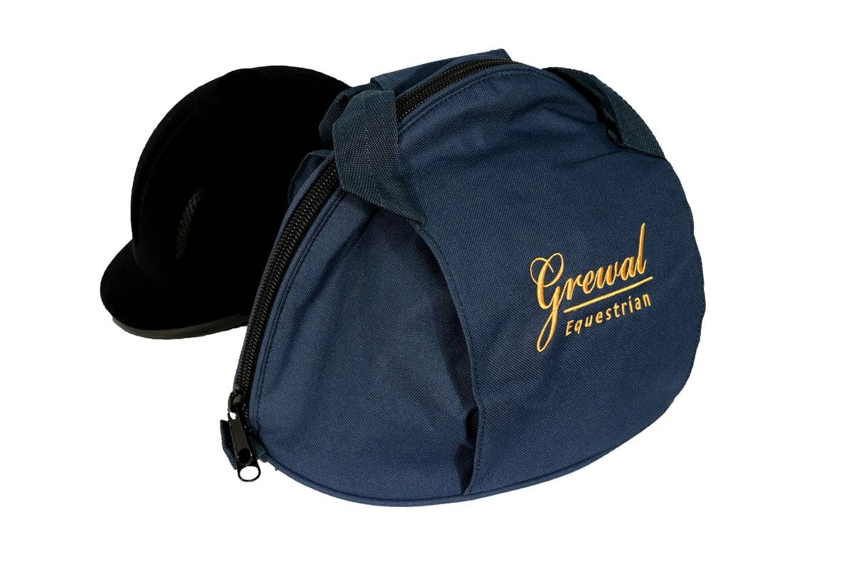 Grewal Equestrian - Royal Blue Helmet Bag