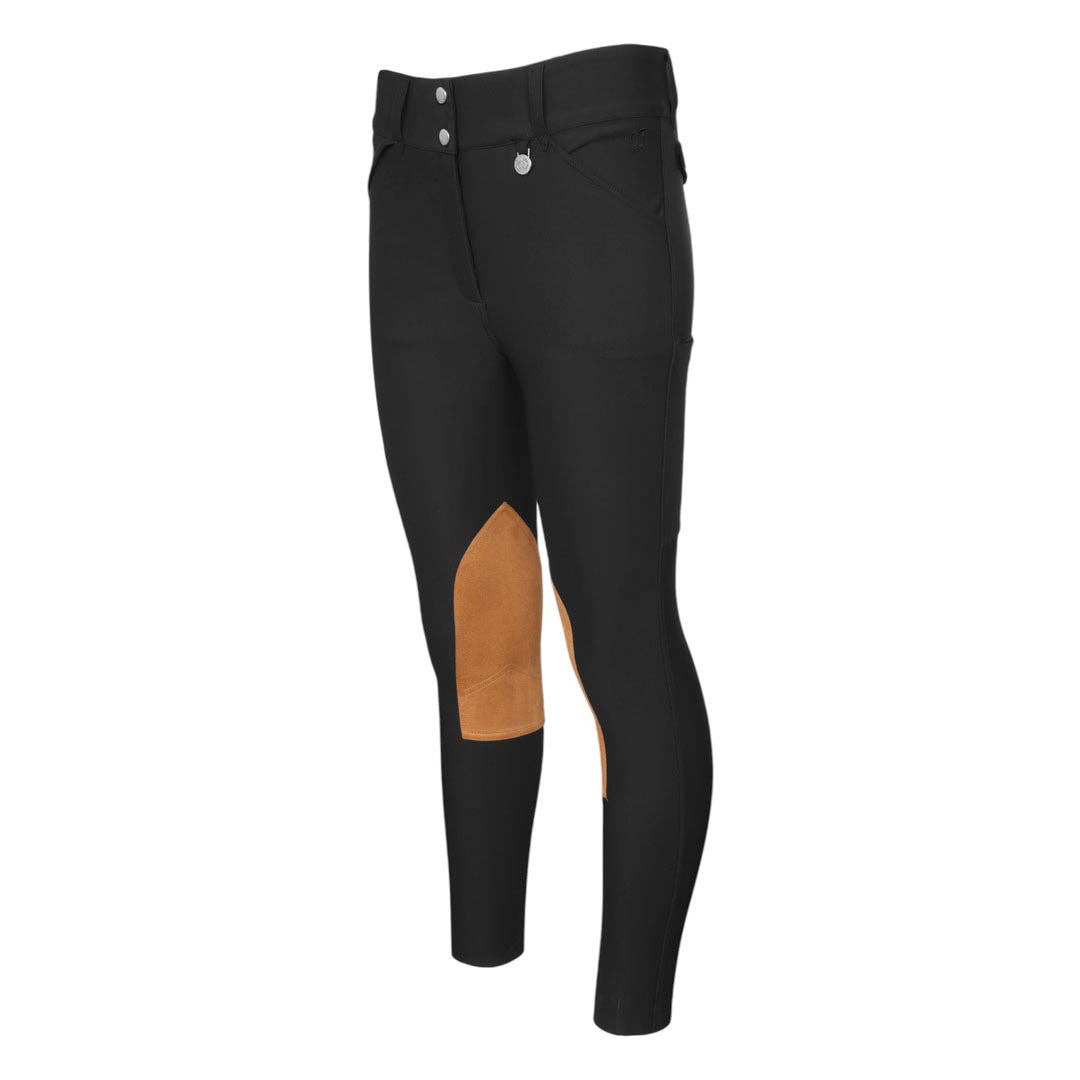 Dapplebay - Dapplebay Sport Knee Patch Breeches - Black