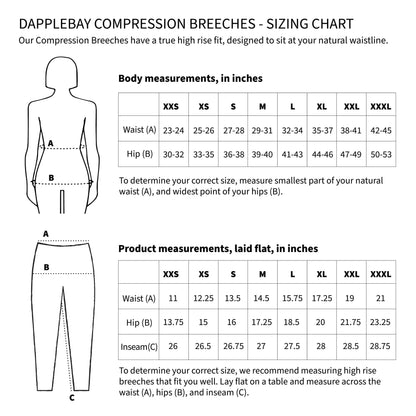 Dapplebay Equestrian Toile Hybrid Silicone Full Seat Breeches-Bright Navy