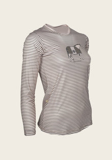 Espoir Lumiere Beige Stripe T-Shirt