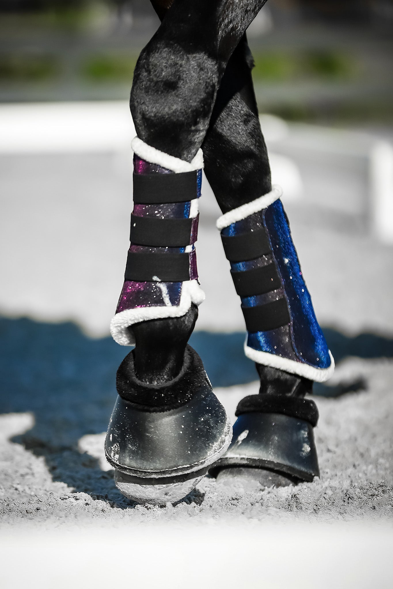 Ultraviolet Brushing Boots