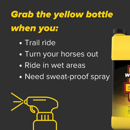 Pyranha Wipe N Spray Fly Repellent for Horses 32 oz. Long-Lasting Insect Control