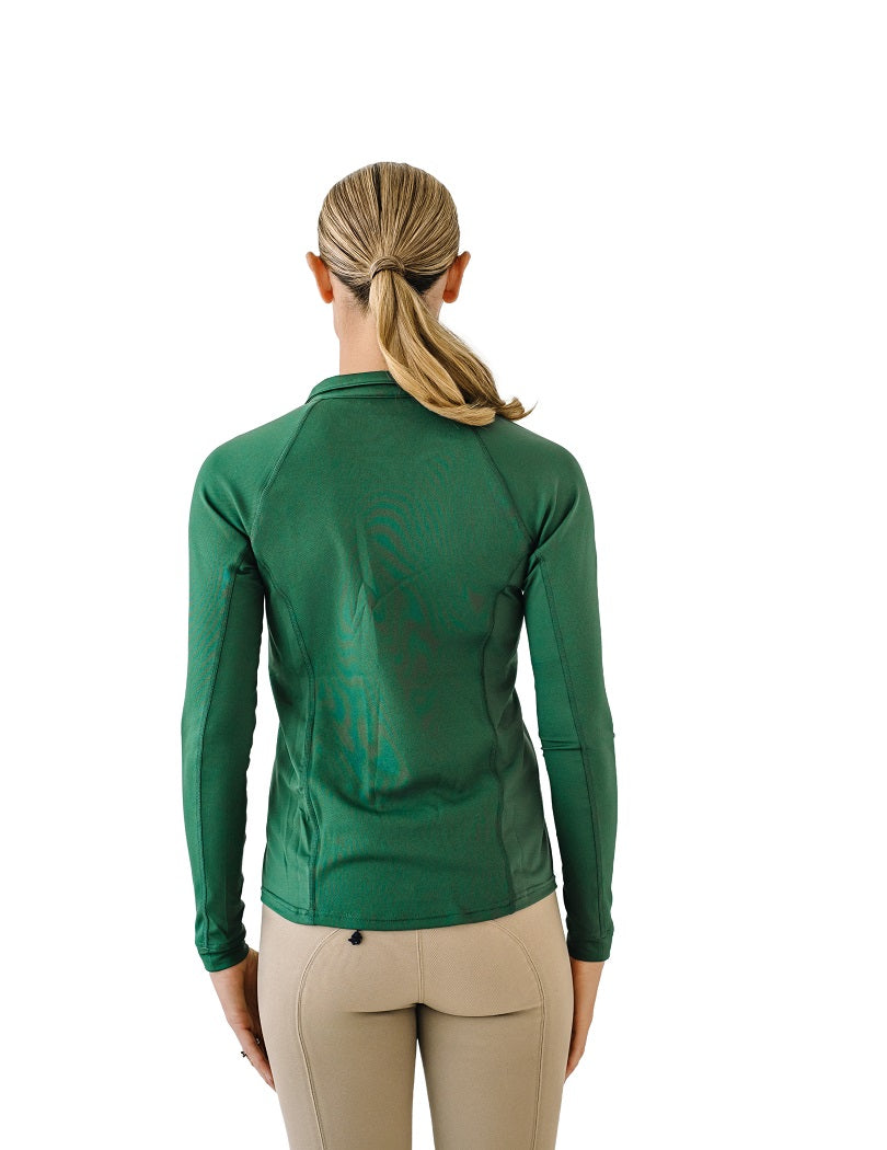 Quarter-Zip Long Sleeve Sunshirt - Hunter
