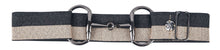 Bit Buckle Glitter Belt - Black Gold