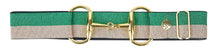 Bit Buckle Glitter Belt - Hunter Gold