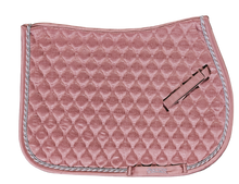 Embossed Leopard Satin All-Purpose Saddle Pad