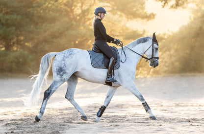 Stardust Grey Saddle Pad Set