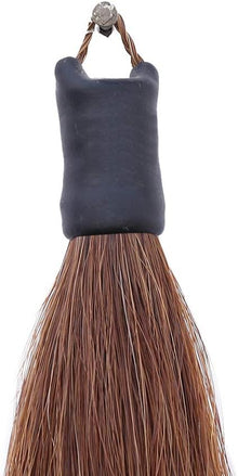 Horse Tail Extensions with Braided Horsehair Loop, Blunt Cut Bottom, 34-36 inches Long and 1 lb Weight (Light Sorrel)