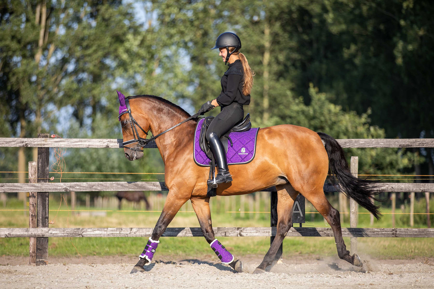 Purple Amethyst Saddle Pad