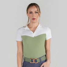 Dapplebay Lady 1/4 Zip SS Show Top-Sage