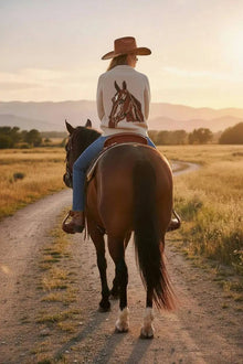 Bridle Up Hope Shop - Equine Embrace Jacquard Sweater