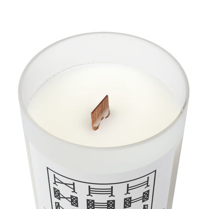 Frosted Glass Candle, 11oz - Escalated Quickly