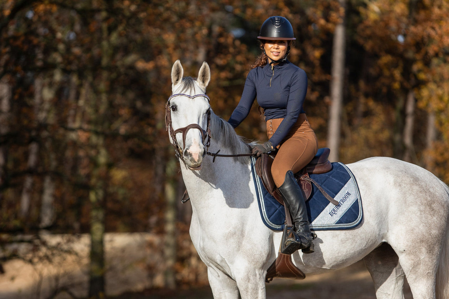 Blue Astra Saddle Pad