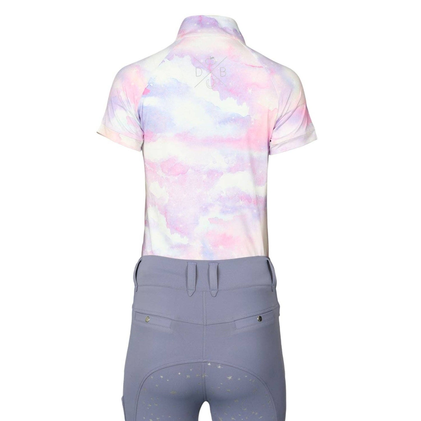 JPC Equestrian - Dapplebay Lavender Haze 1/4 Zip Light Riding Top-Short Sleeve