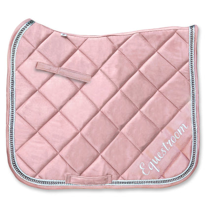 Powder Pink Suede Saddle Pad