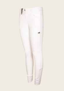 Higher Waist Espoir Coquet White Show Bamboo Breeches