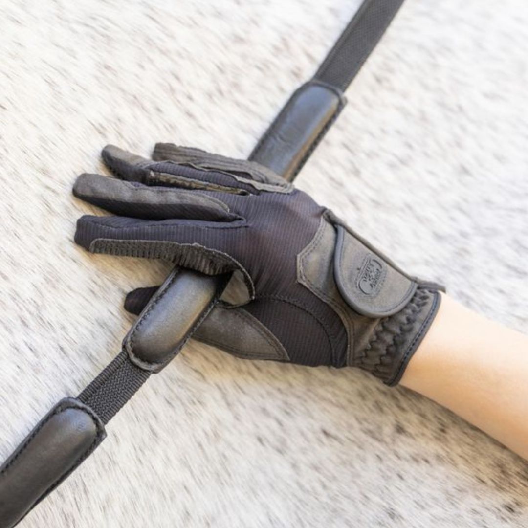 Comfort Connect Rein - Intermittent Padding for Equal Rein Length and Hand Support