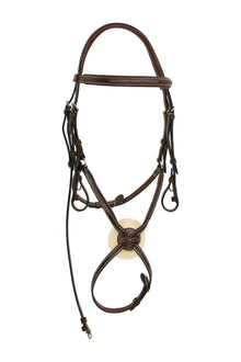 Huntley Equestrian Sedgwick Leather Padded Monocrown Figure 8 Bridle