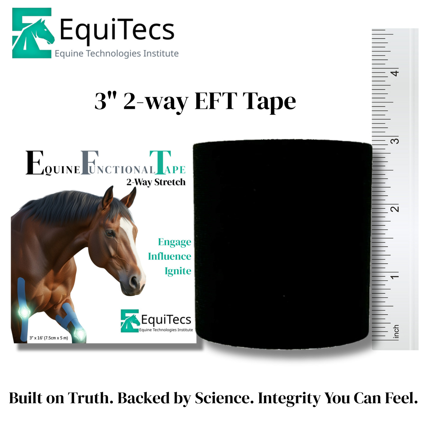 EFT 2-Way 3" Single Roll Black