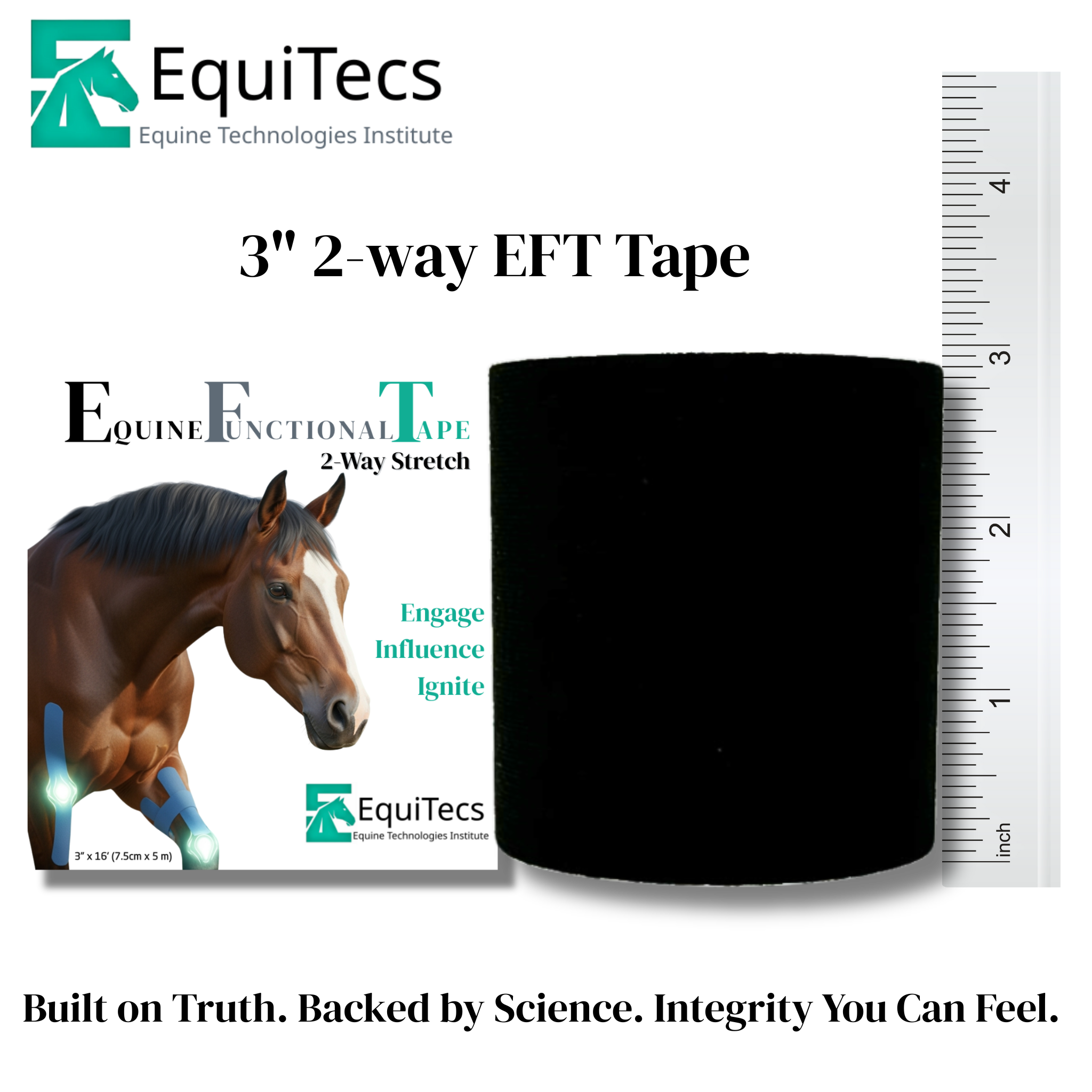 EFT 2-Way 3" Single Roll Black
