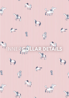 Stripes in Rose Short Pleated Short Sleeve Show Shirt