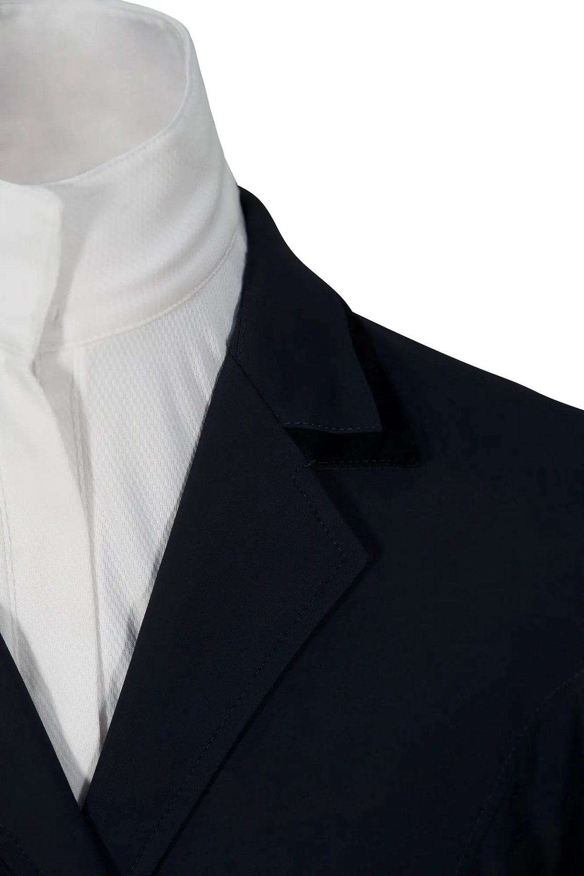 Grand Prix Saltare Premio 4 Button Riding Show Coat, Navy with Black