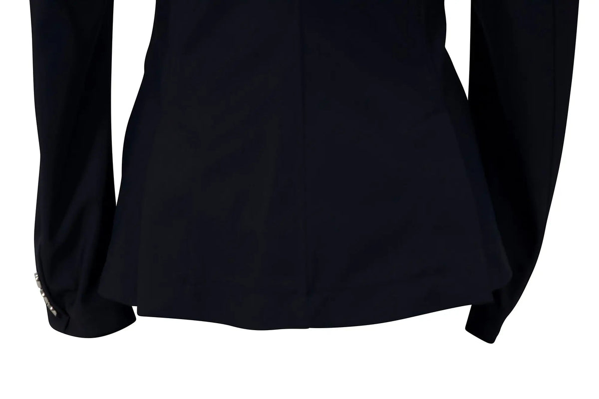 Grand Prix Saltare Premio 4 Button Riding Show Coat, Navy with Black