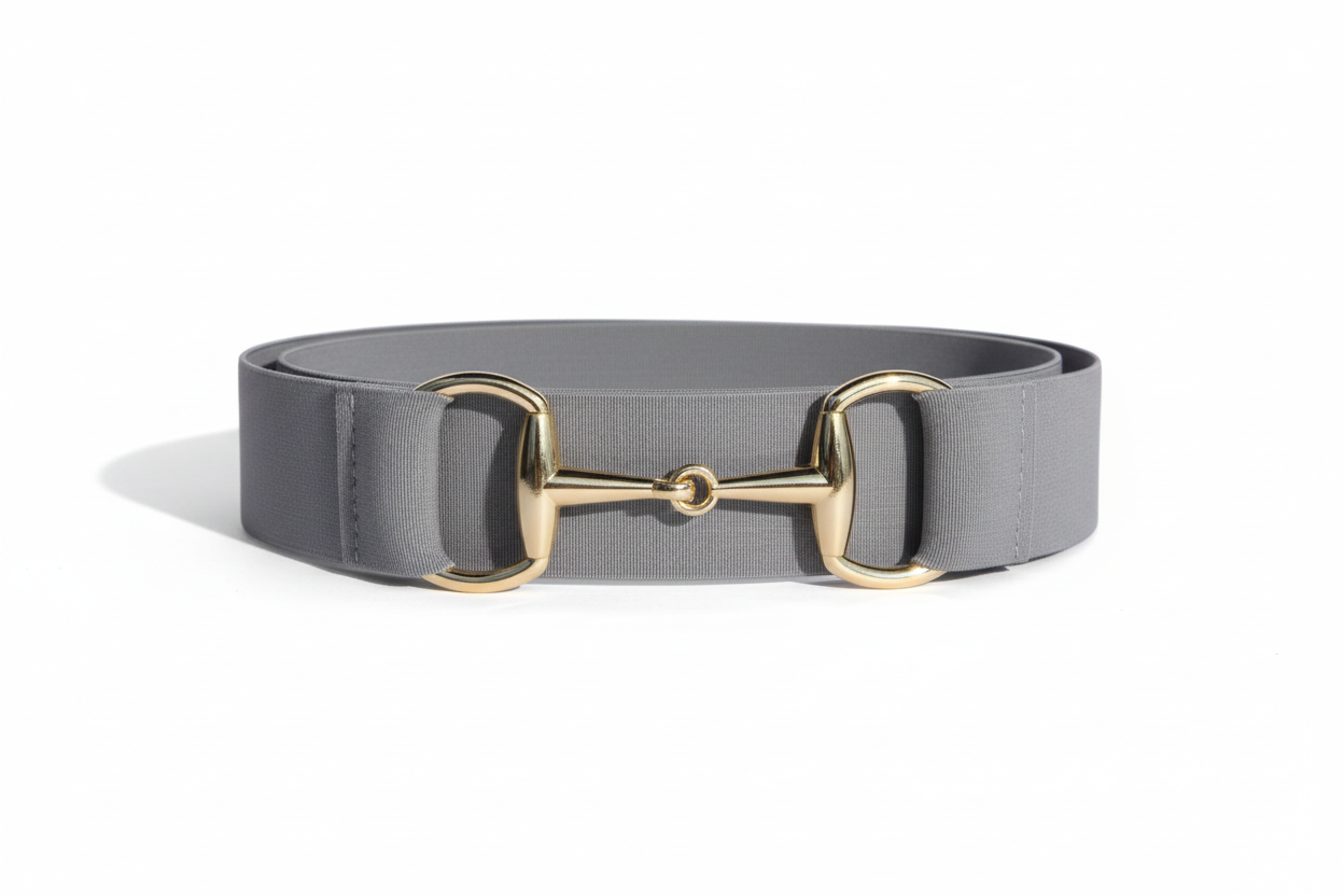 Comfort Fit Belt - Gray