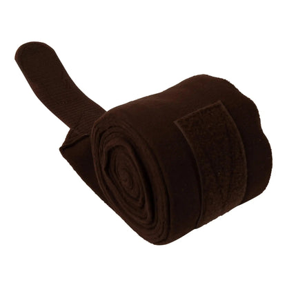Huntley Equestrian Polo Fleece Wraps, Set of 4, Black