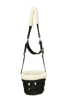 Huntley Fleece Padded Nylon Grazing Muzzle, Black